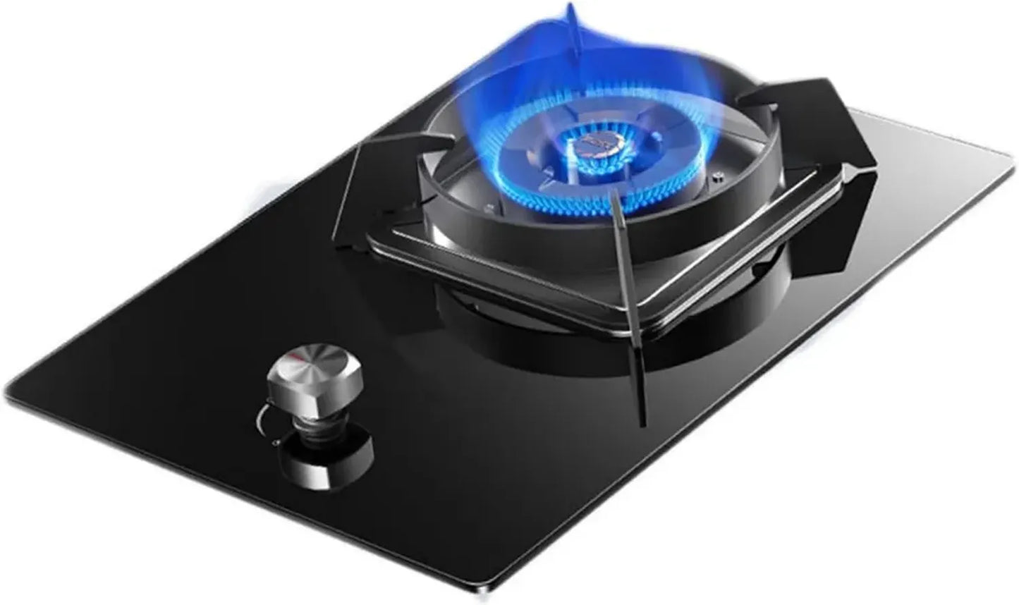 Réchaud à Gaz Portable avec Allumage Électronique, 17700 BTU, Brûleur Unique en Verre Trempé pour Cuisine